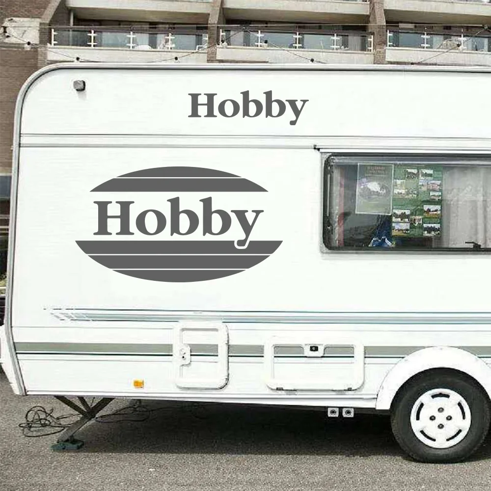 

40x28cm for Hobby Autocollant Sticker Camping Car Caravane Caravan Car Styling Decoration