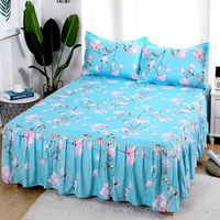 3pcsset decor home brand bed sheets bed textile bedding flat sheet flower bed sheet pillow covers pillow soft warm bedsheets