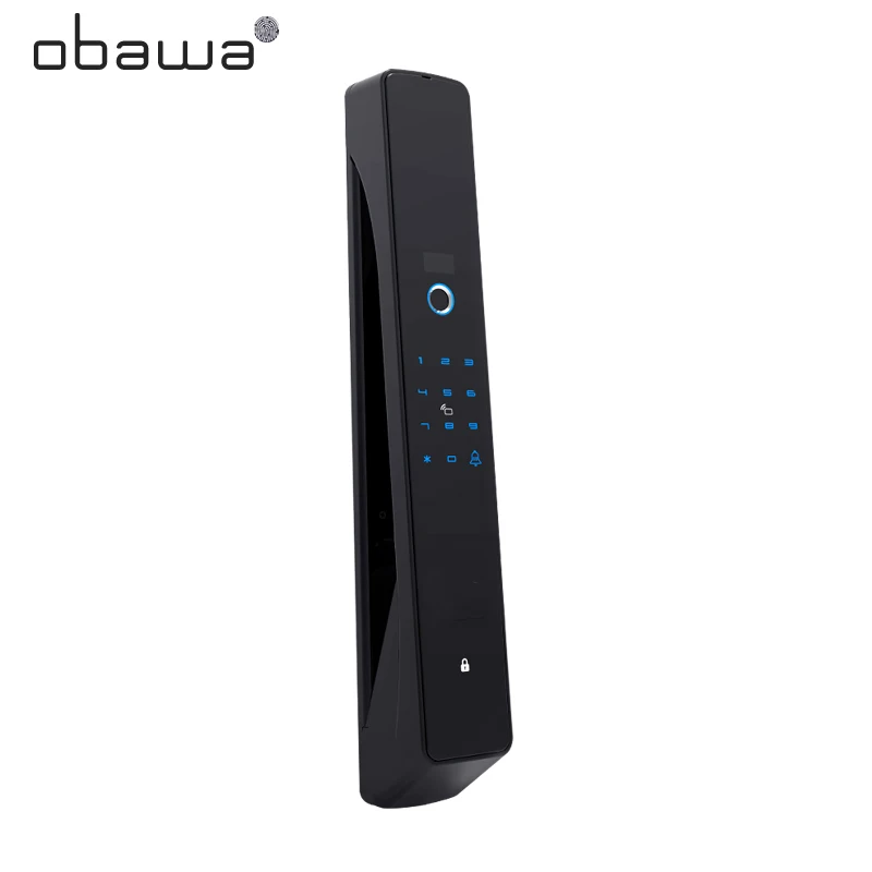 Дверной смарт замок Obawa электронный биометрический с дактилоскопическим