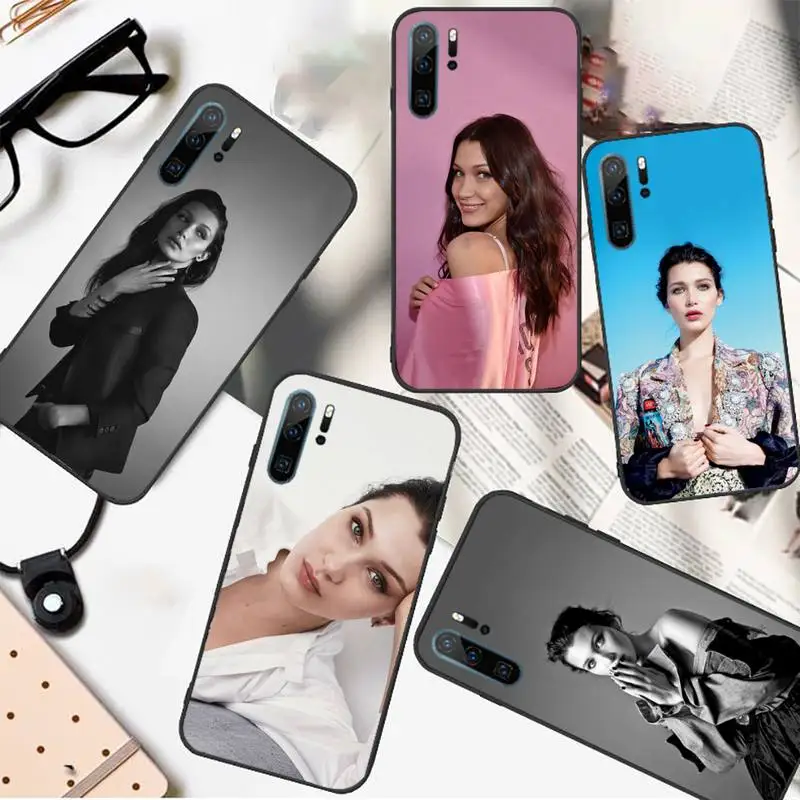 

Isabella Khair Hadid Bella singer Phone Case For Huawei honor Mate 10 20 30 40 i 9 8 pro x Lite P smart 2019 nova 5t