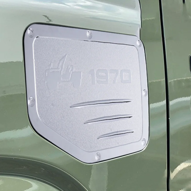 

For Suzuki Jimny JB74 2019-2020 Tank Covers Decorative Stickers Aluminium Car Fuel Gas Tank Cap Cover Decoration Accessories