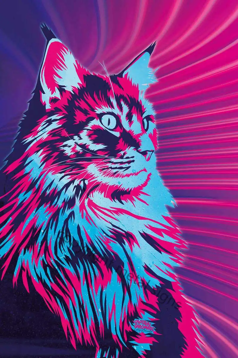 

Элегантное неоновое украшение для комнаты в виде кошки, ретро винтажная металлическая вывеска, жестяные таблички, неоновая вывеска для паб...