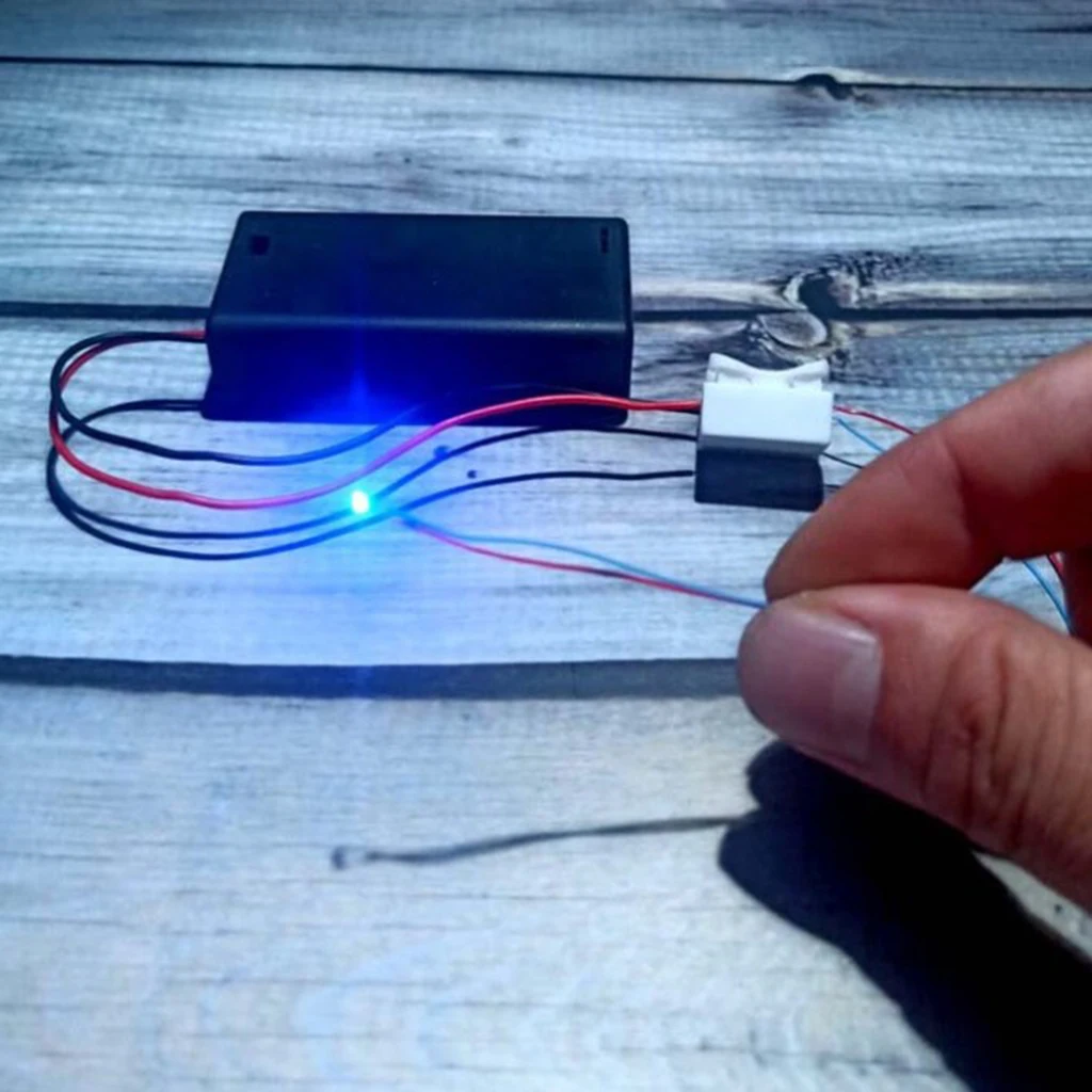 10x DIY красный светодиодный светильник с проводом для творчества солдатская
