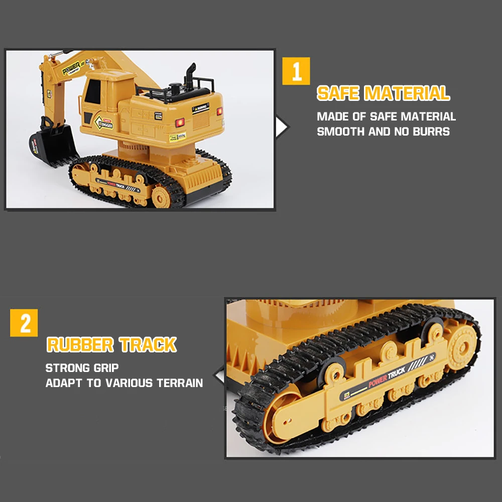 conusea 124 rc грузовик гусеничный трак