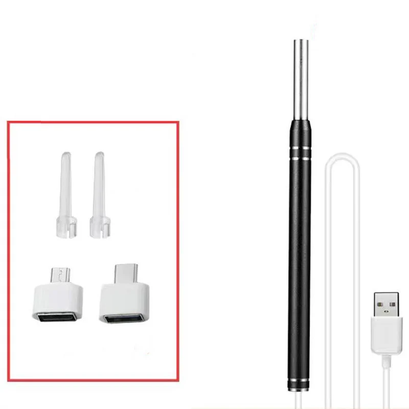 

New HD Multifunctional Medical In Ear Cleaning Endoscope Spoon Mini Camera Ear Picker Ear Wax Removal Visual Mouth Nose Otoscope