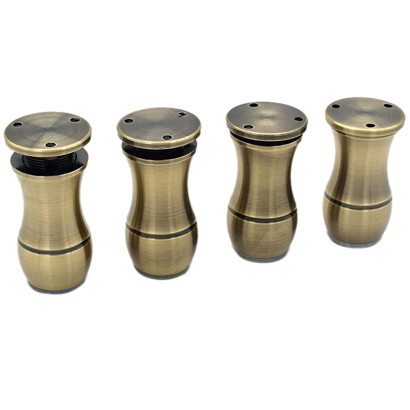 

Регулируемые сверхмощные стулья/ножки для дивана с прозрачной резиновой основой, 4 шт., 3,1-3,5 дюйма