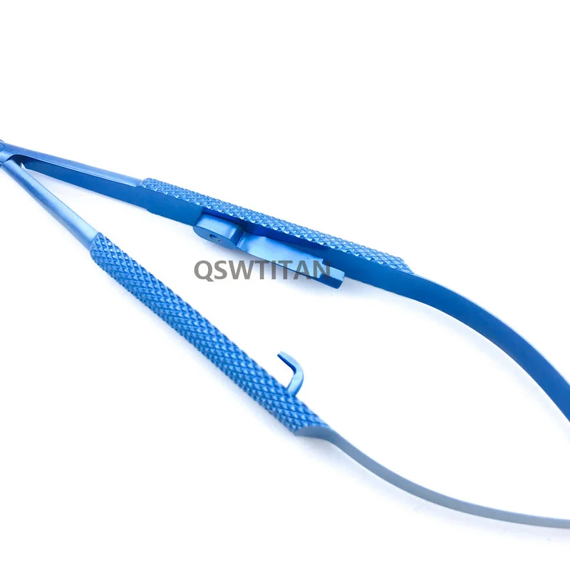 Barraquer Titanium alloy Needle Holder Without lock / With curved Ophthalmic surgical instrument | Красота и здоровье