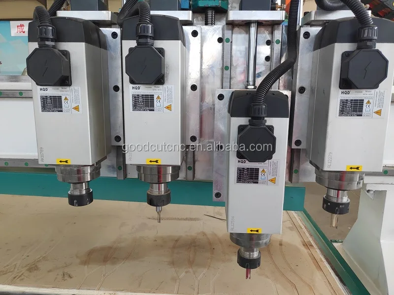 

Multi spindle cnc manufacturer router bits wood floor making machine