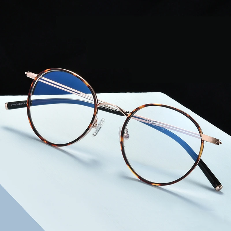 Очки в стиле ретро для мужчин и женщин аксессуар круглой оправе из титанового