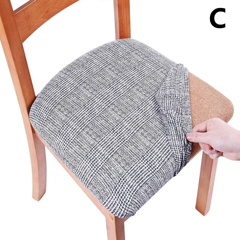 1 шт. съемное эластичное защитное сиденье для обеденного стула чехол сиденья с