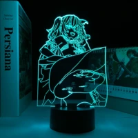 remote control 3d led night light genshin impact game lamp fischl figure acrylic led lamp fast door to door amazing service