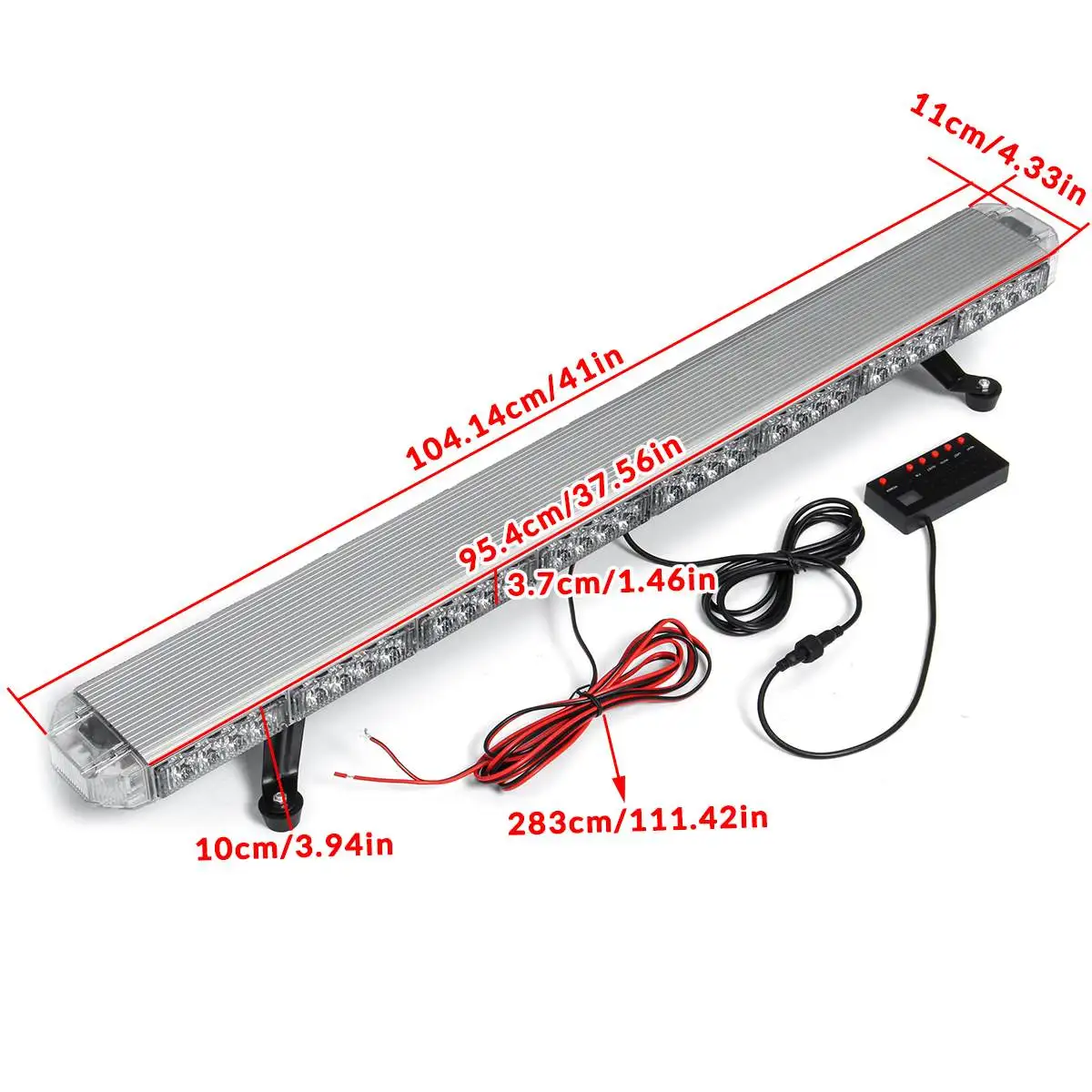 

41" 210W LED 12V 24V Truck Car Strobe Light Light Bar Led Bar Flashing Beacon Light Roof Emergency Warning Lamps 21 Modes