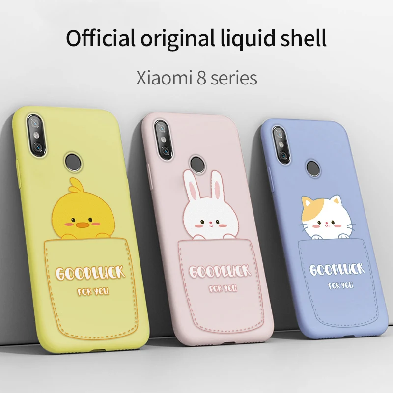 Милый чехол с мультяшным котом для Xiaomi Mi 8 9 SE 10 11 Note силиконовый Redmi 7 Pro 9A бампер