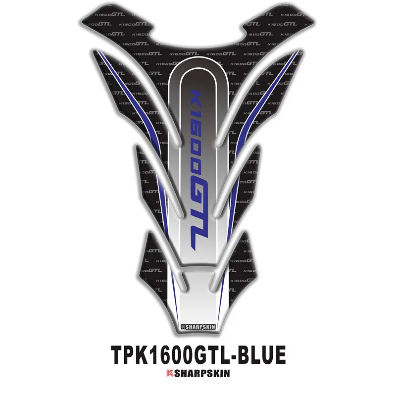 New Motorcycle 3D Personality Protection Cover Fuel Tank Sticker Creative Fishbone Applique Applicable for BMW k1600gtl | Автомобили и