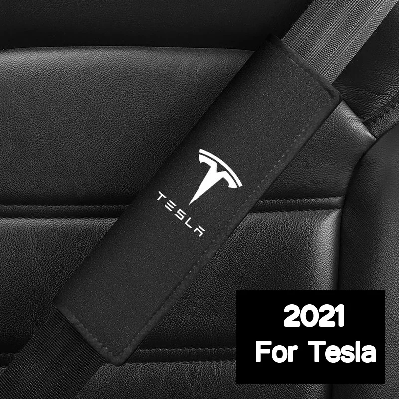 

Наплечные подушки для ремня безопасности Tesla 3 Y, 2 шт., 2021