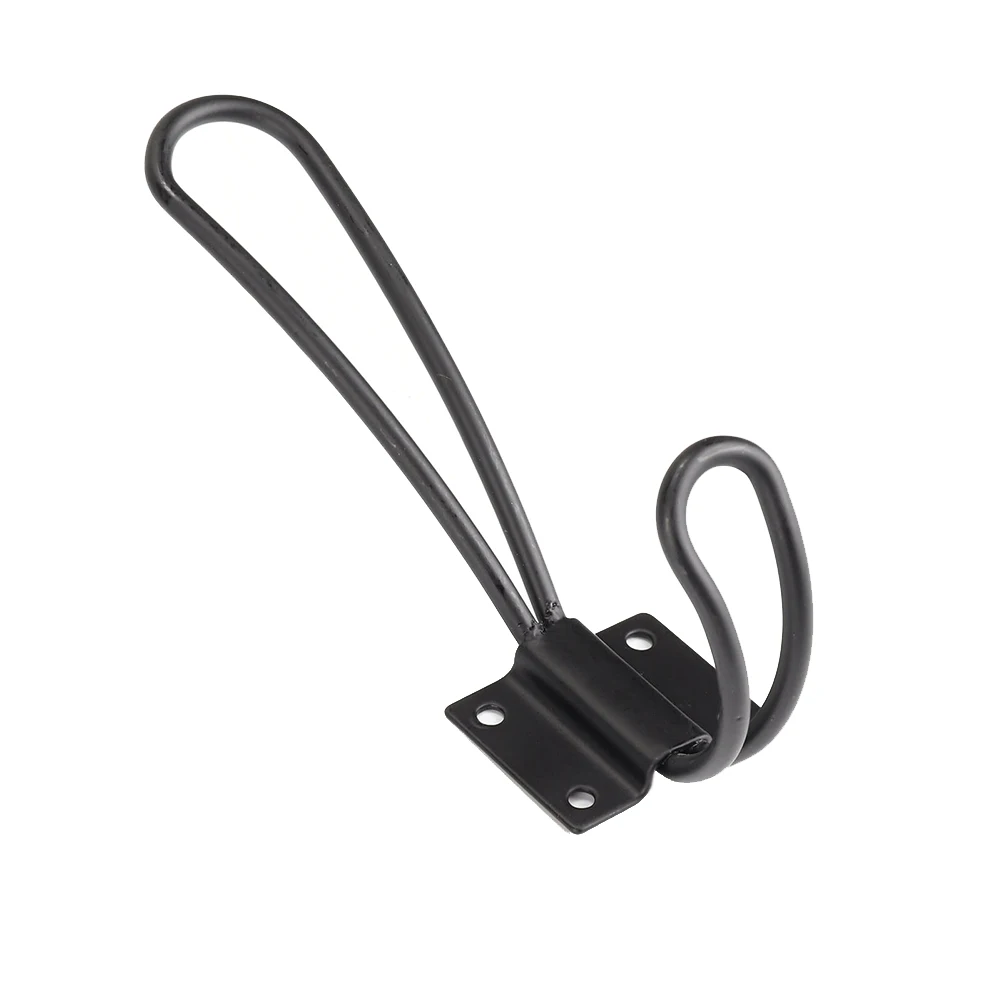 

5 Pcs Firmly Metal Removable Wire Loop Multifunction Coat Hook Hanging Bedroom Home Retro Decoration Hanger Easy Install