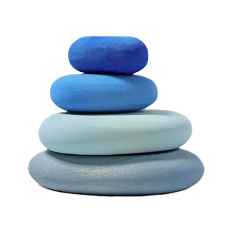 

Детская деревянная Радуга плоский камень укладки игры строительные блоки Дети творческие развивающие игрушки