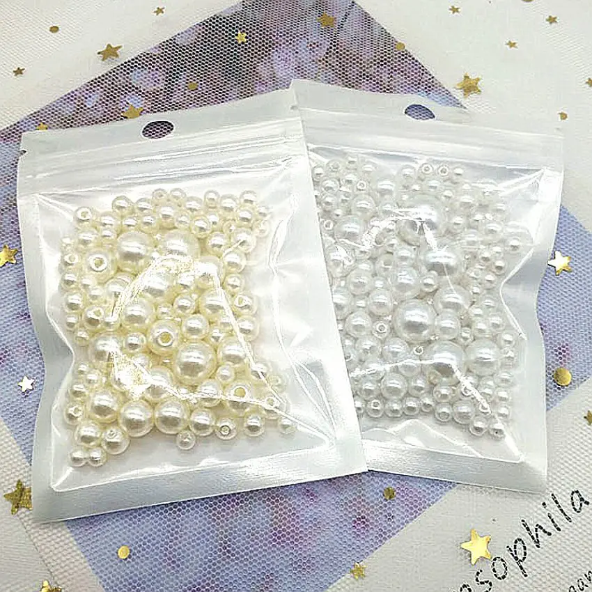 Бусины для рукоделия и шитья одежды, размер 4-30 мм, бусины с имитацией жемчуга бусин