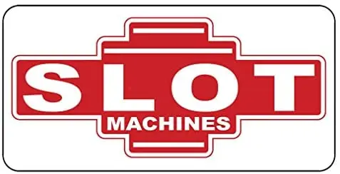 

Crysss Slot Machines Red with Holes 8 x 12 Inch Metal Sign