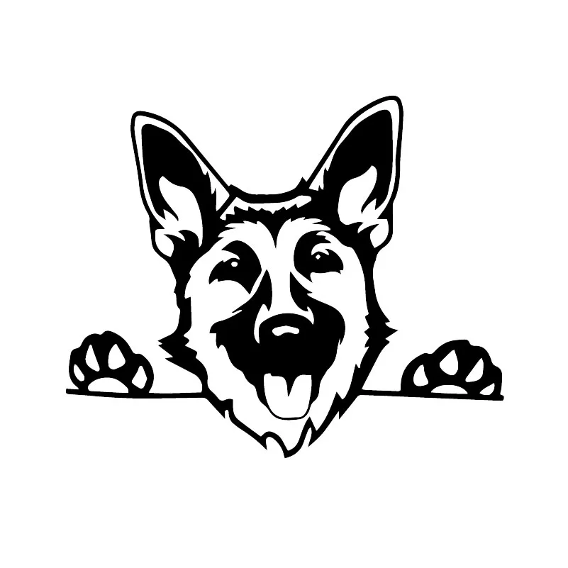 15 4x12 7 см Автомобильная наклейка см. Немецкую овчару ПВХ Shepard Breed