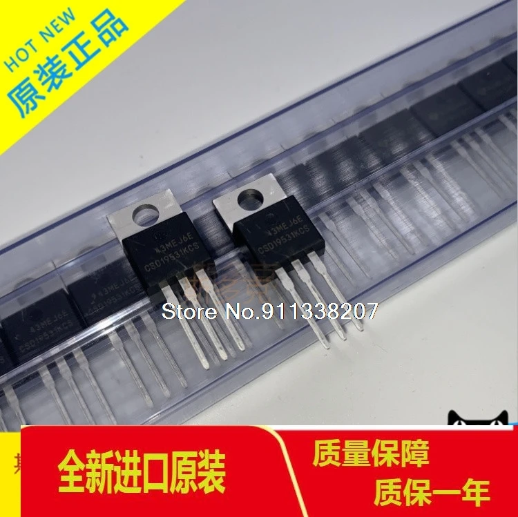 

5PCS/LOT CSD19531KCS TO-220 MOS N100V 105A