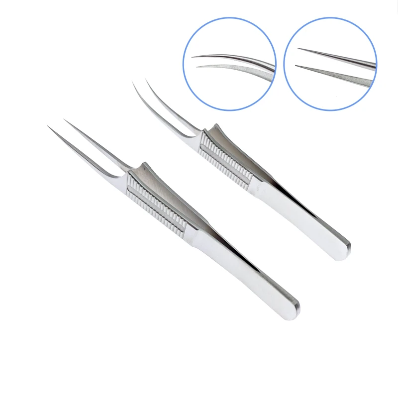 Нержавеющая сталь центры бесшовной пересадки волос щипцы 0 15 мм заколки для