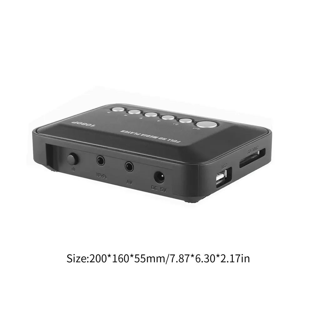 1 компл. 1080P ТВ видео SD MMC RMVB MP3 HD USB HDMI Мультимедийный Видео плеер коробка Новый