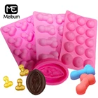 Забавные сексуальные силиконовые формы для торта, для пениса, для взрослых, для вечеринки, для гениталий, формочки для десерта, шоколада, для нагрудных кубиков, для льда, поднос, инструменты для выпечки