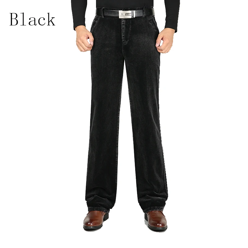 Новинка Осень зима мужские модные повседневные брюки MOGU свободные Стрейчевые с