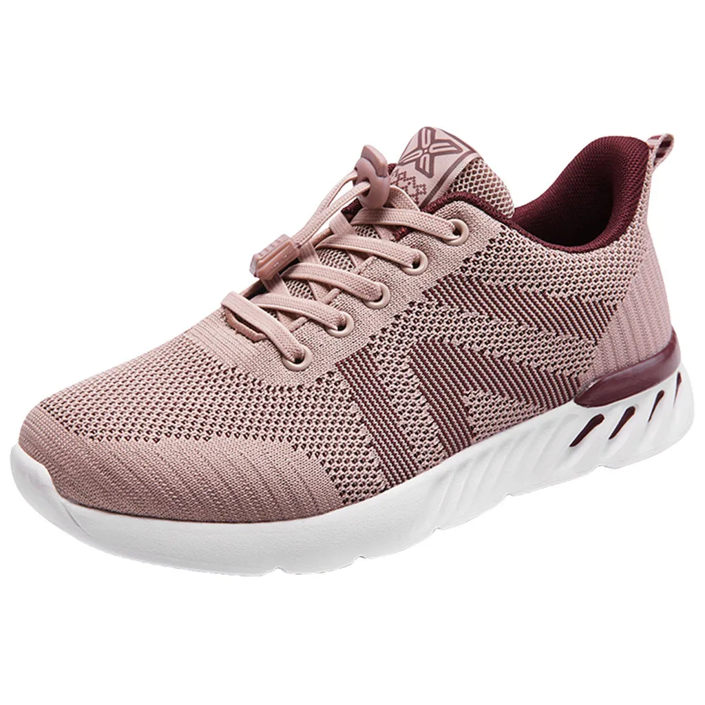 Розовый Горячая Распродажа tenis feminino брендовая легкая мягкая спортивная обувь Женская теннисная обувь женские устойчивые Прогулочные кроссовки дешевые# G4 - Цвет: Розовый