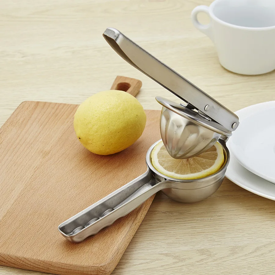 

Stainless Steel Manual Hand Press Lemon Citrus Juicer Orange Squeezer Kitchen Bar Kitchen Processor Gadget Cuisine Tools