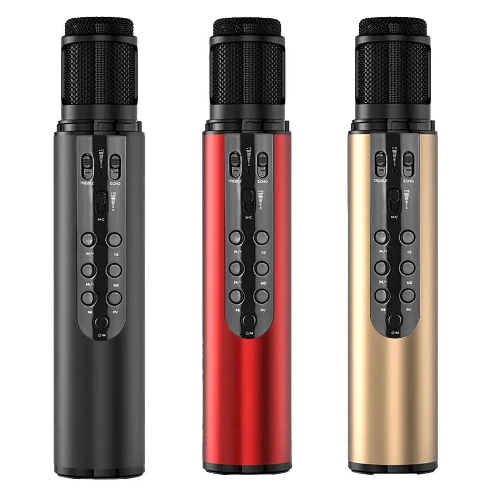 K1 Bluetooth 4 2 караоке микрофон DSP беспроводной профессиональный Динамик ручной плеер