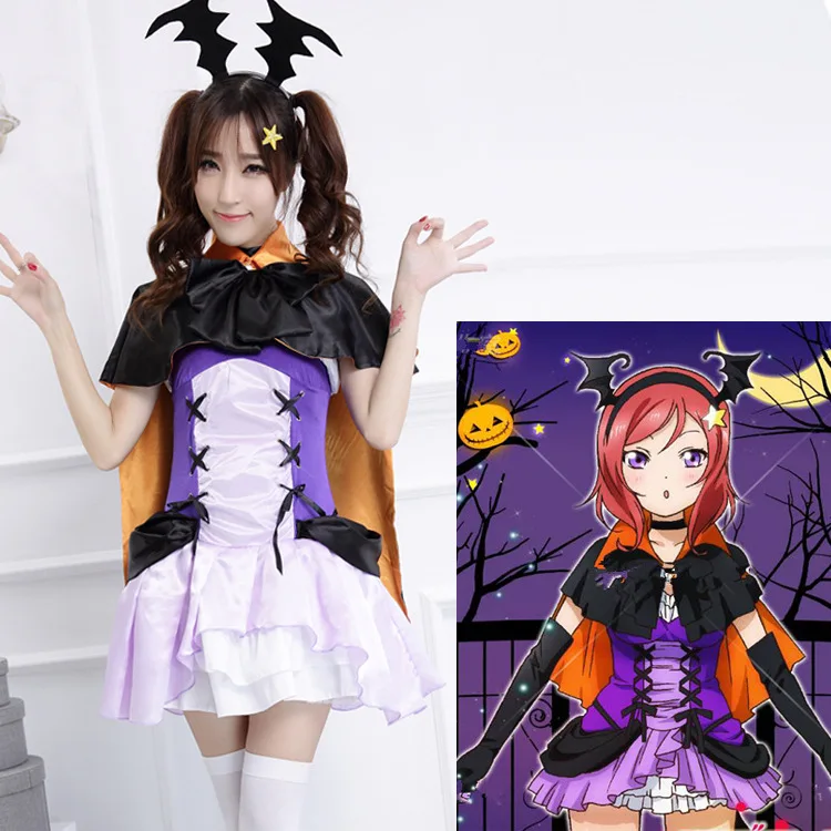 Женский костюм для косплея Love Live Maki Nishikino вечерние костюмы на Хэллоуин| |