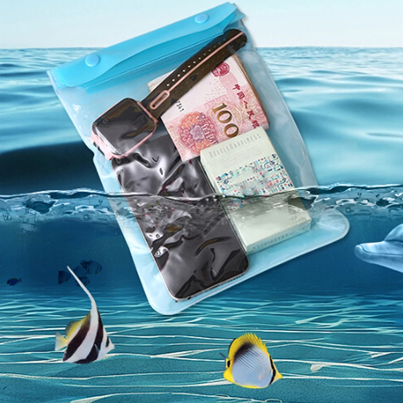 

Waterproof Phone Pouch Drift Diving Swimming Bag Underwater Dry Bag Case Cover For Phone Water Sports Beach Pool Skiing