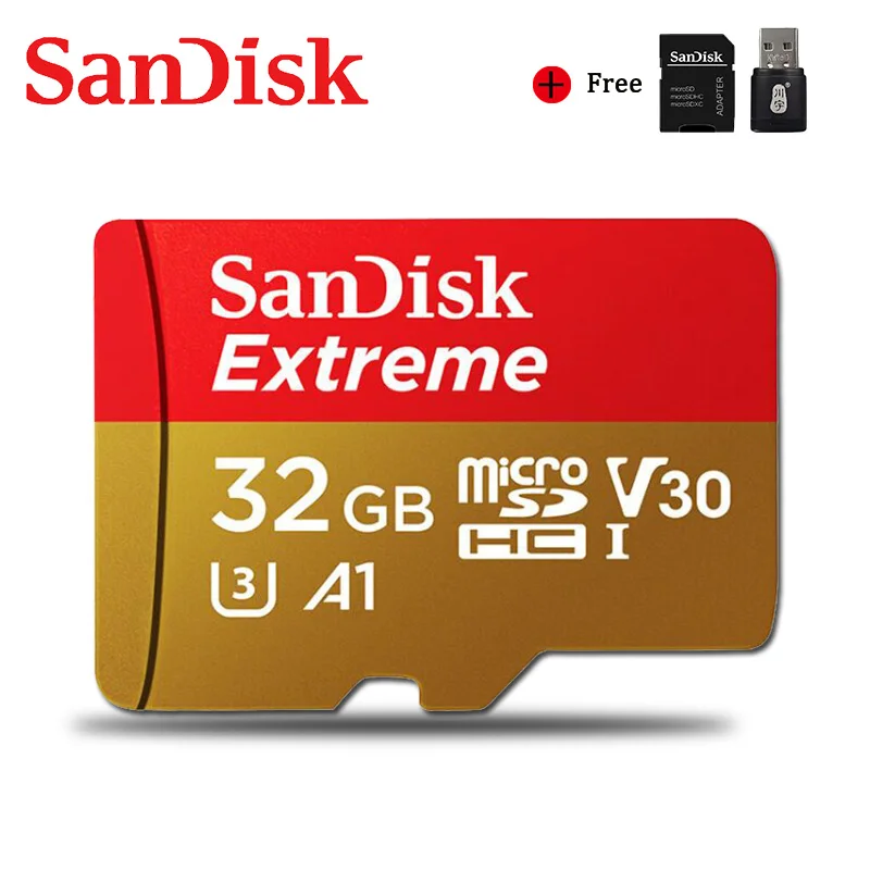 - SanDisk Extreme  Micro SD 128  64   , 32   , 256  400    A2 V30 U1/