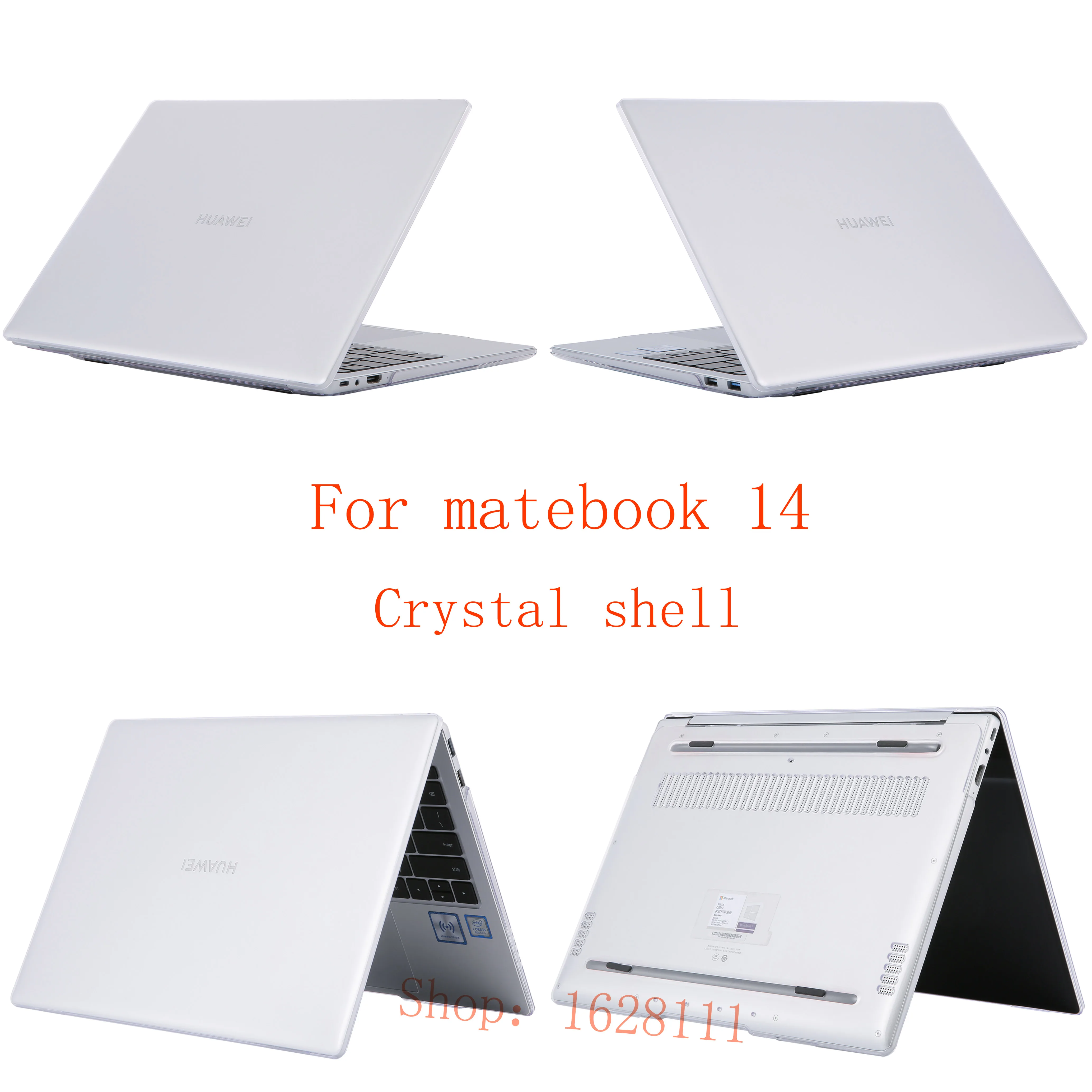 Новый 2019 Кристальный \ матовый чехол для ноутбука huawei mate book 14 дюймов Чехлы KLW W19 W29