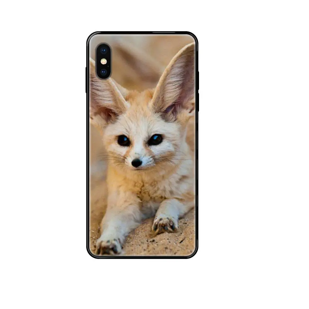 For Galaxy S20 S10e S10 S9 S8 S7 S6 S5 edge Lite Plus Ultra Black Soft Multi Colors Fennec Fox First | Мобильные телефоны и