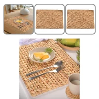 great placemat pastoral compact vintage braided design tableware mat tableware mat table mat