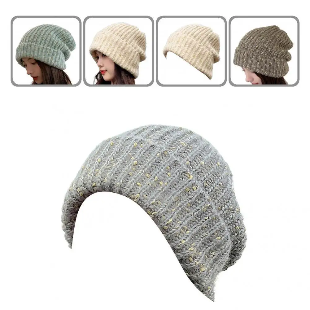 

Трикотажная шапка, многофункциональная удобная женская шапка для улицы