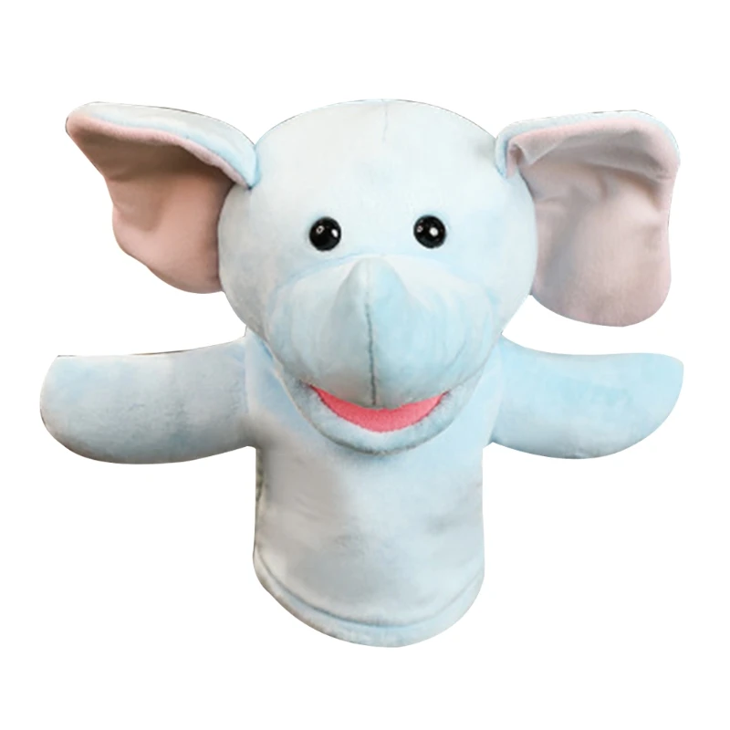 

Cartoon Lion Cow Monkey Puppy Elephant Toys Kids Hand Puppets Dolls Stuffed Plush Animal Toy Gifts