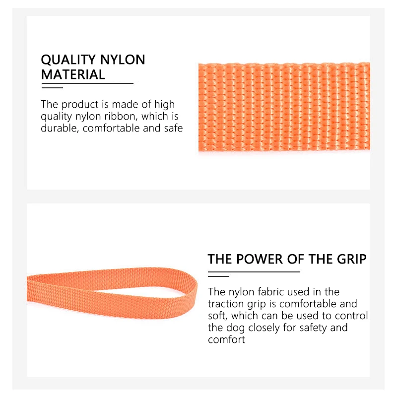 Нейлоновый Светоотражающий Поводок для собак малого и среднего размера | Дом сад