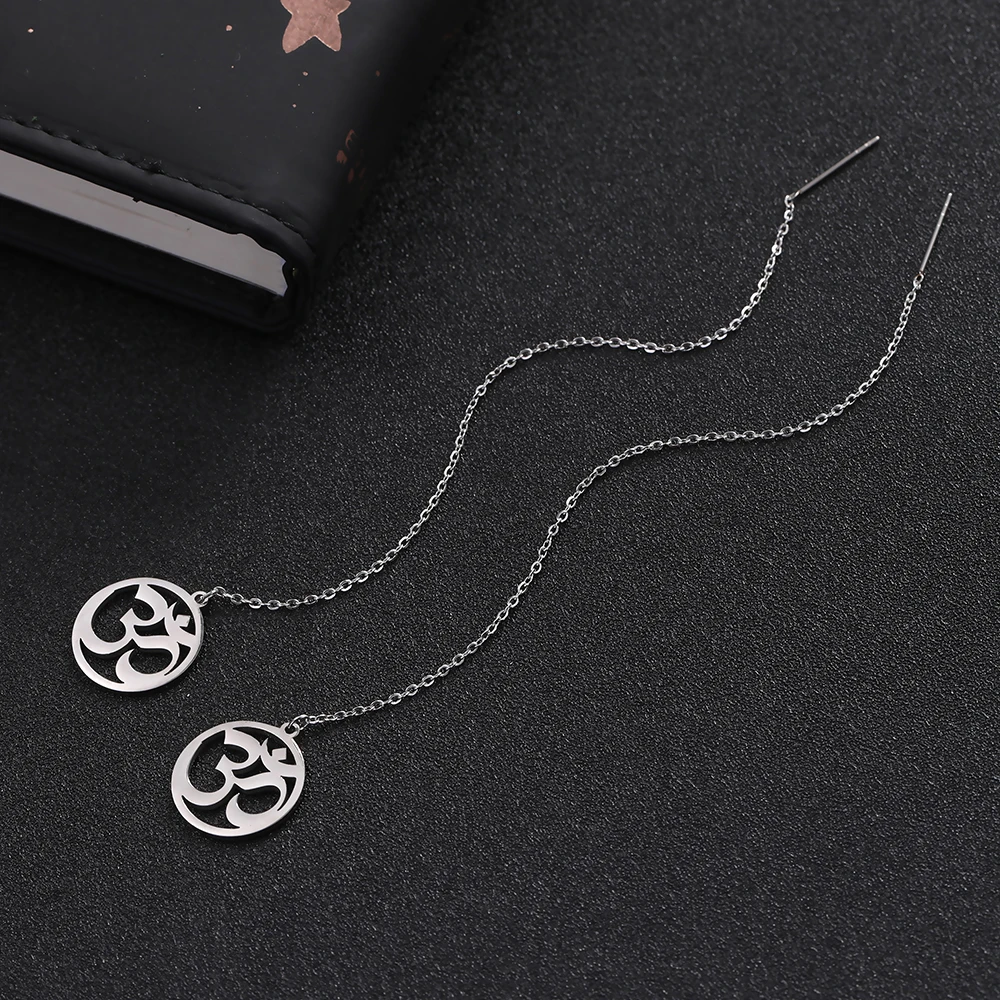 Богемные круглые маленькие серьги COOLTIME из нержавеющей стали в стиле бохо