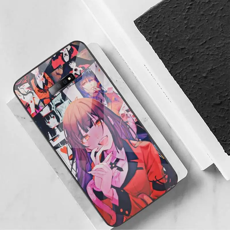 

Crazy Excitement Manga Kakegurui Phone Case Tempered glass For Samsung S6 S7 edge S8 S9 S10 e plus note8 9 10 pro