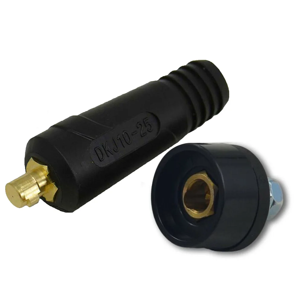 

Quick Fitting Cable Connector-Plug + Socket DKJ10-25 & DKZ10-25 Welding Machine Practical New Durable