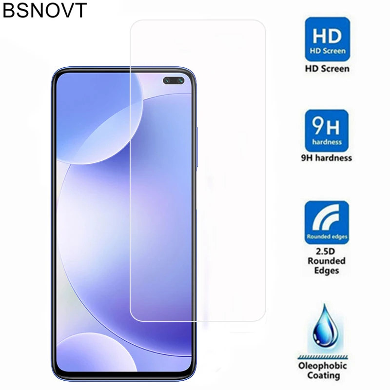 Protector de pantalla para Xiaomi Redmi K30, cristal templado antirrayado, pel&iacute;cula para tel&eacute;fono Redmi K30, 2 uds.-0