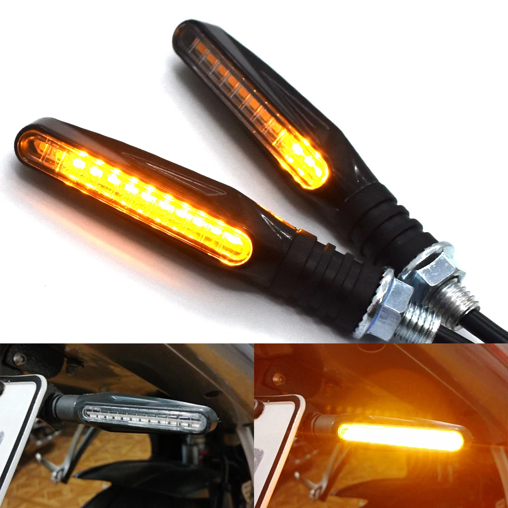 Универсальный фонарь для мотоцикла с поворотными сигналами мигающий