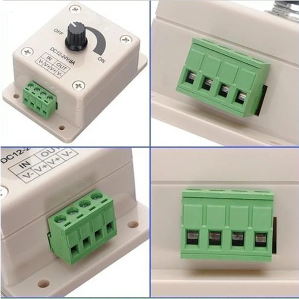 

Easy Install PIR Sensor Home Accessories Adjustable Light Bar With Knob Control Manual Brightness Dimmer