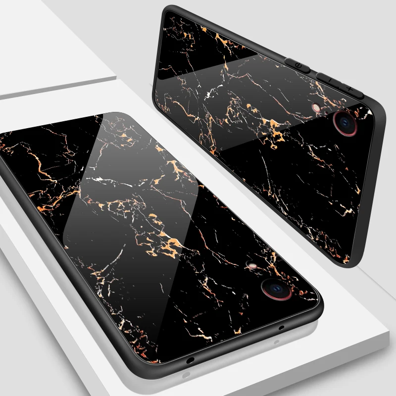 Для iPhone 5S, se, 6, 6 S, 7, 8 Plus XR XS макс. закаленное стекло чехол для Meizu M5 M6 M8 M9 Примечание 16th Plus с узором в полоску защитная оболочка - Цвет: W344