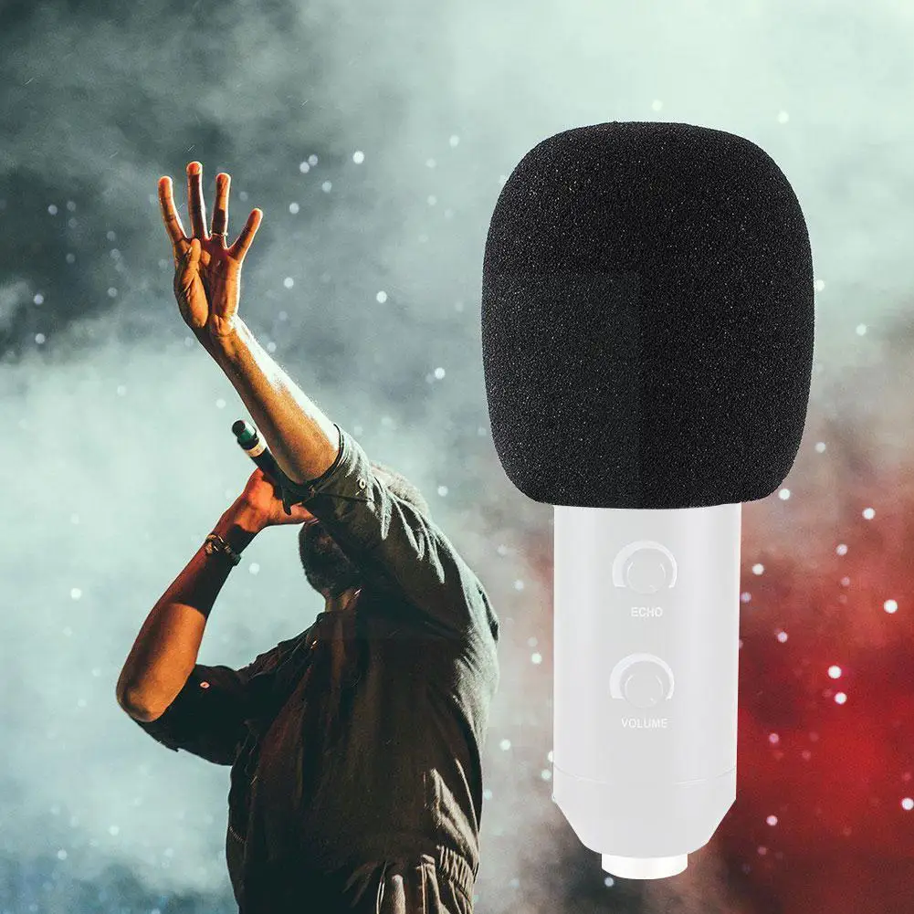 

8pcs Thicken Microphone Foam Mic Cover Professional Grill Windscreen Protective Cap Soft Studio Sponge Microphone J8t7