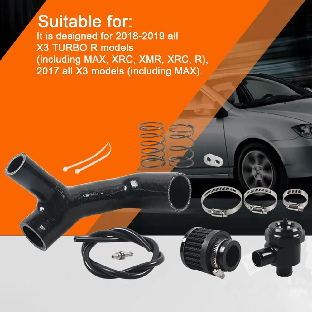 

Universal Turbo Diverter Dump Blow Off Valve Kit Aluminum Car Replacement Accessories For All X3 TURBO R Models From 2018-2019